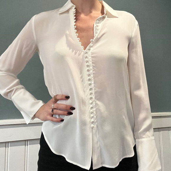 Silk Club Monaco button-down - XS/S - Picture 1 of 7